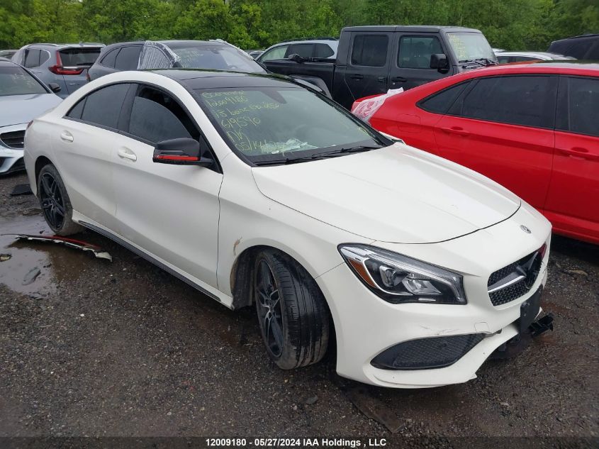 2018 Mercedes-Benz Cla 250 4Matic VIN: WDDSJ4GB8JN619590 Lot: 12009180