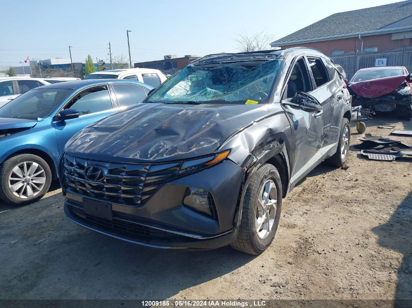 2022 Hyundai Tucson Sel VIN: KM8JCCAE8NU154720 Lot: 12009185