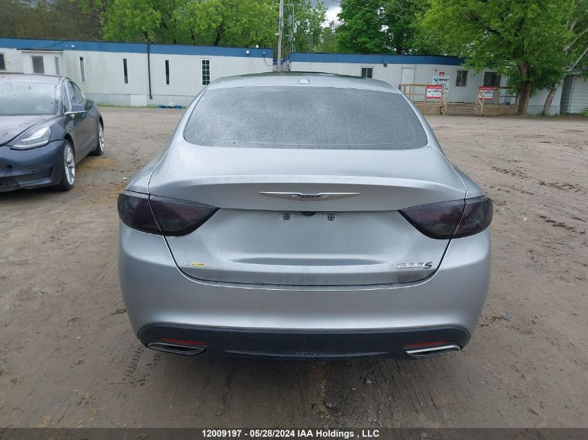 2016 Chrysler 200 S VIN: 1C3CCCBG4GN187499 Lot: 12009197