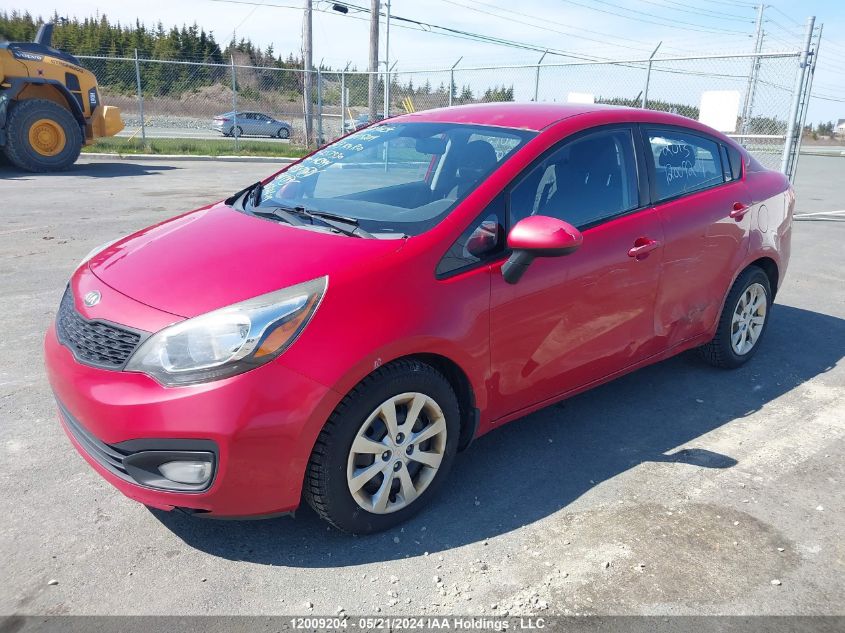 2013 Kia Rio VIN: KNADM4A32D6257330 Lot: 12009204