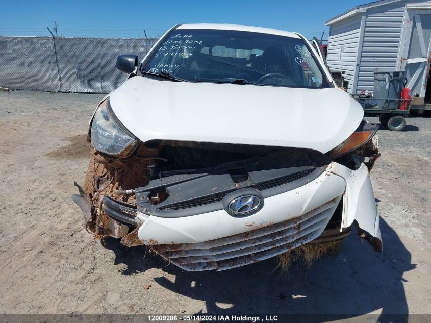 2013 Hyundai Tucson Gl VIN: KM8JTCAC5DU731426 Lot: 12009206