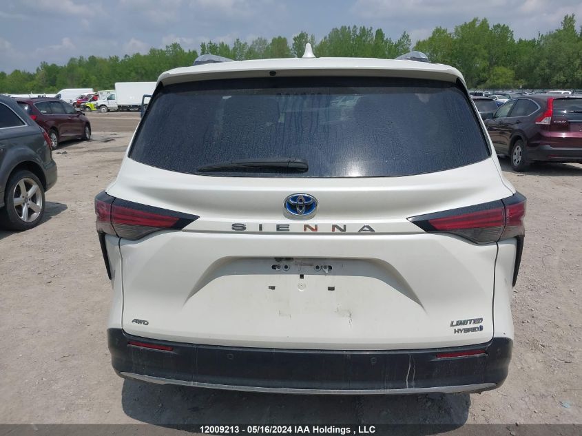2021 Toyota Sienna Limited 7-Passenger/Xle 7-Passenger VIN: 5TDGSKFC2MS002129 Lot: 12009213