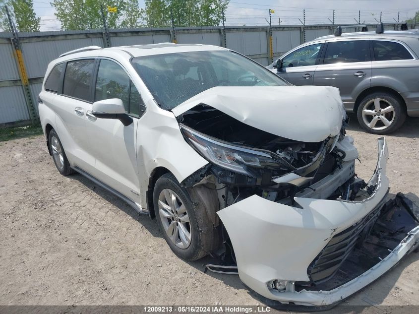 2021 Toyota Sienna Limited 7-Passenger/Xle 7-Passenger VIN: 5TDGSKFC2MS002129 Lot: 12009213