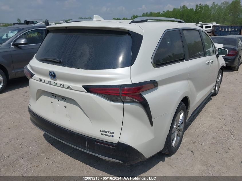 2021 Toyota Sienna Limited 7-Passenger/Xle 7-Passenger VIN: 5TDGSKFC2MS002129 Lot: 12009213