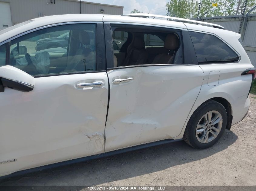 2021 Toyota Sienna Limited 7-Passenger/Xle 7-Passenger VIN: 5TDGSKFC2MS002129 Lot: 12009213