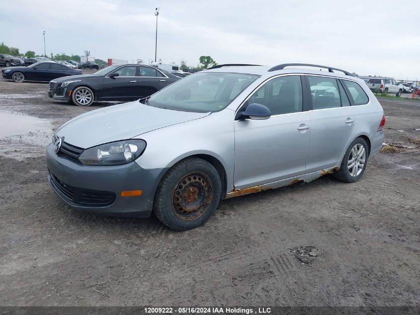 2010 Volkswagen Golf Wagon VIN: 3VWKX7AJ5AM638566 Lot: 12009222