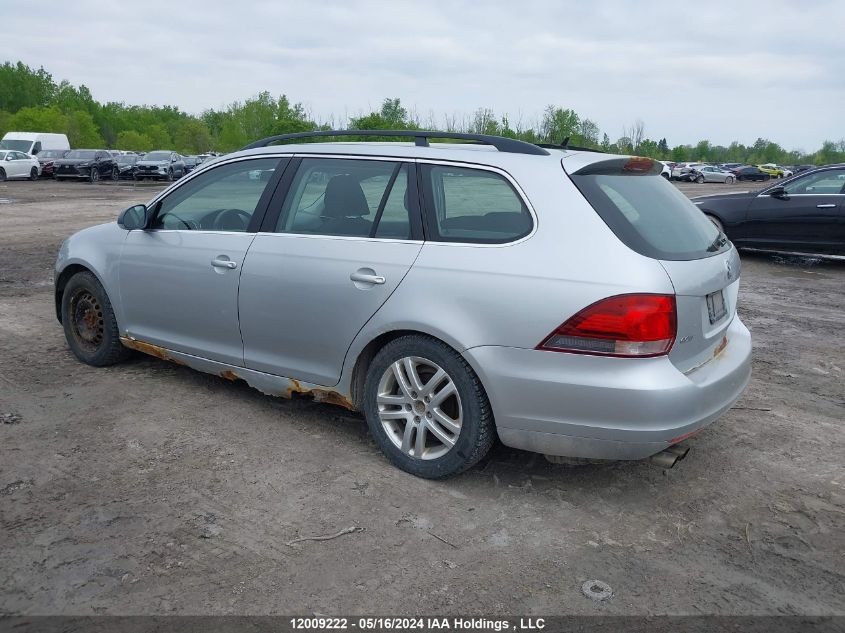 2010 Volkswagen Golf Wagon VIN: 3VWKX7AJ5AM638566 Lot: 12009222