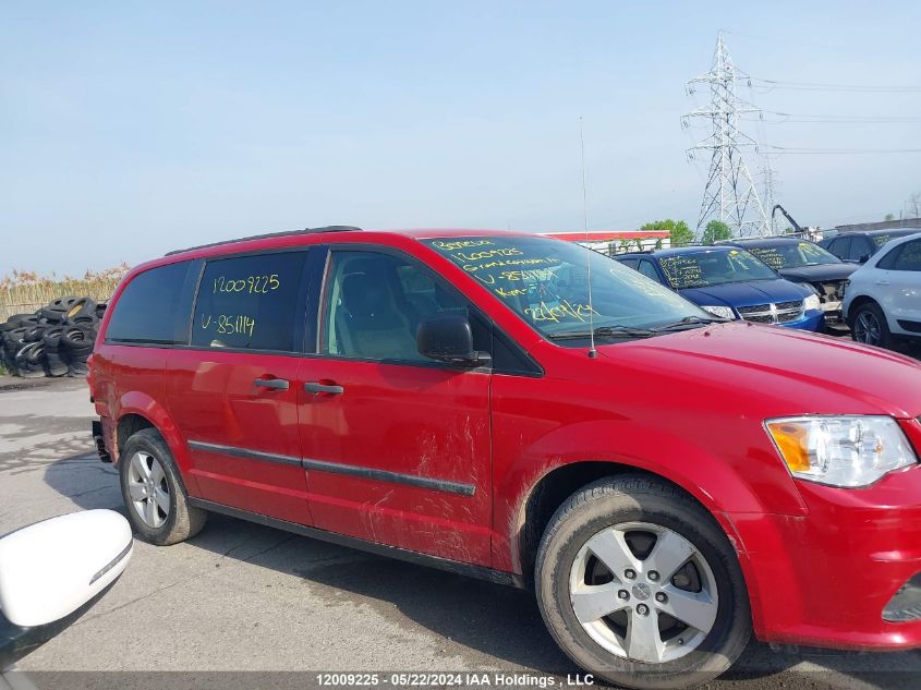 2014 Dodge Grand Caravan VIN: 2C4RDGBG0ER851114 Lot: 12009225