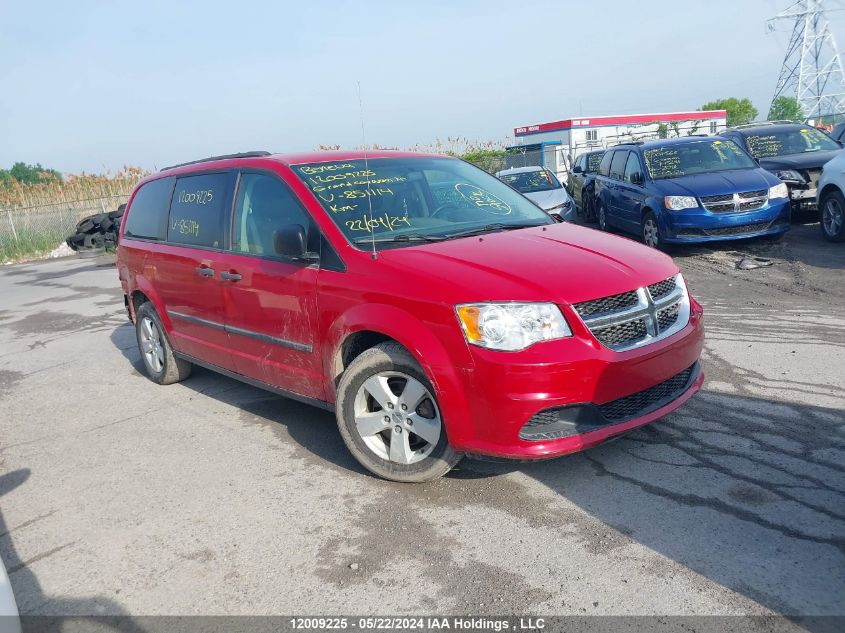 2014 Dodge Grand Caravan VIN: 2C4RDGBG0ER851114 Lot: 12009225