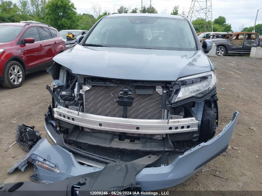 2022 Honda Pilot VIN: 5FNYF6H64NB505299 Lot: 12009246