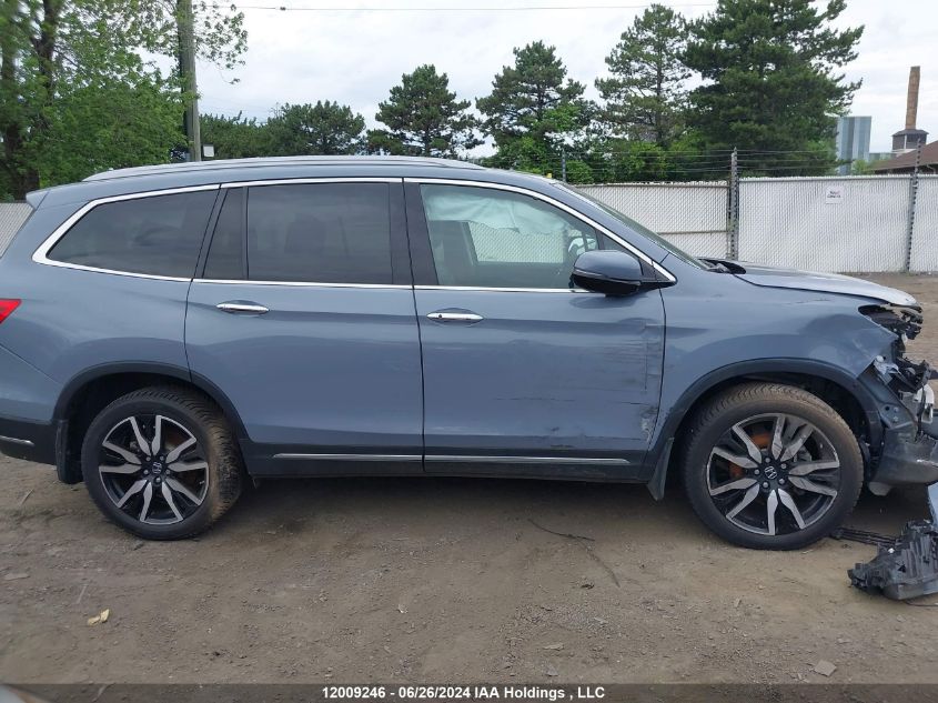 2022 Honda Pilot VIN: 5FNYF6H64NB505299 Lot: 12009246
