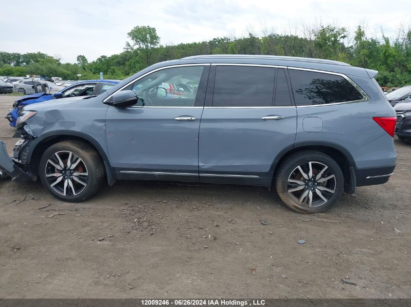 2022 Honda Pilot VIN: 5FNYF6H64NB505299 Lot: 12009246