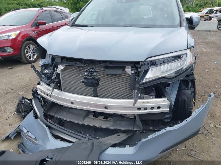 2022 Honda Pilot VIN: 5FNYF6H64NB505299 Lot: 12009246