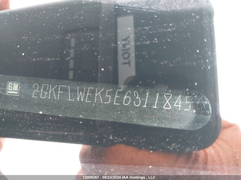 2014 GMC Terrain VIN: 2GKFLWEK5E6311845 Lot: 12009267