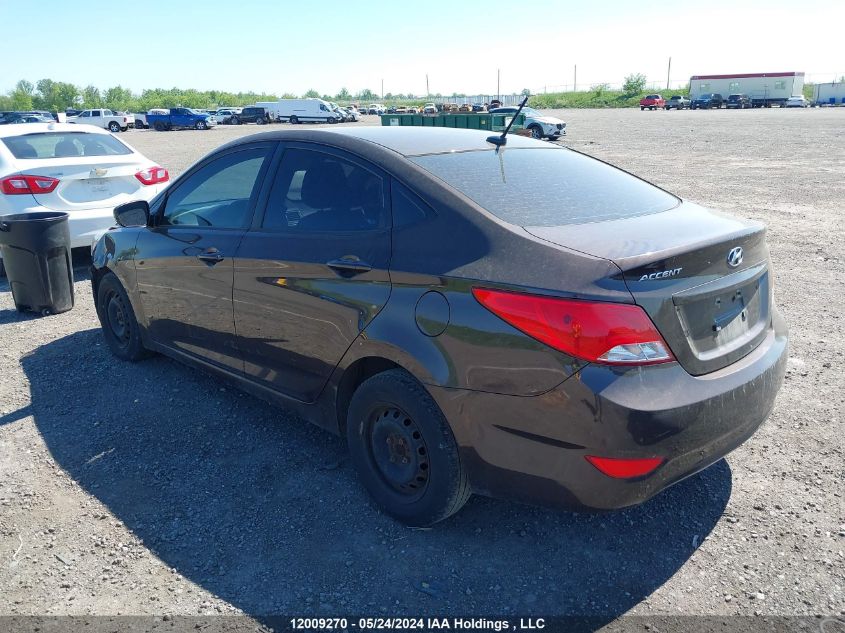 2015 Hyundai Accent Se VIN: KMHCT4AE4FU815899 Lot: 12009270