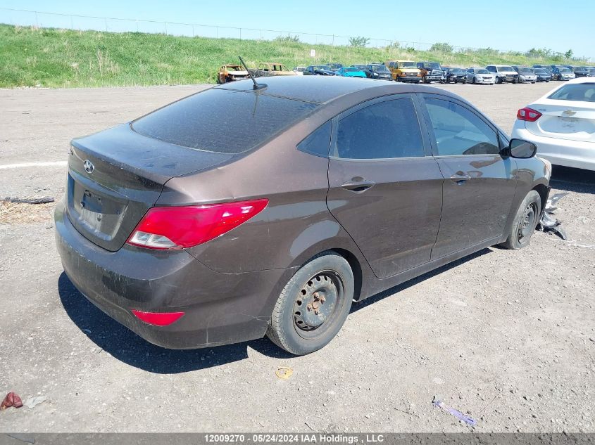 2015 Hyundai Accent Se VIN: KMHCT4AE4FU815899 Lot: 12009270