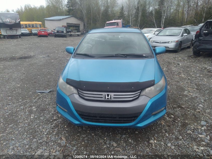 2010 Honda Insight VIN: JHMZE2H56AS801475 Lot: 12009274