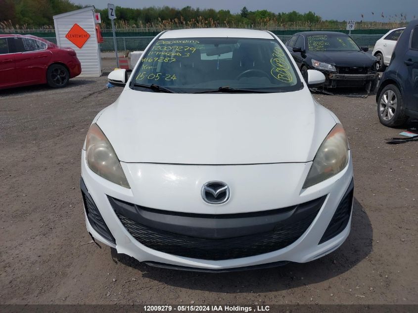 2011 Mazda 3 I VIN: JM1BL1KF4B1469287 Lot: 12009279