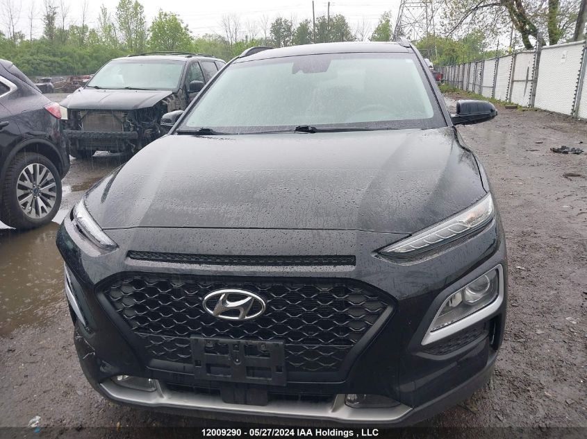 2019 Hyundai Kona Sel/Tech VIN: KM8K6CAA5KU283745 Lot: 12009290