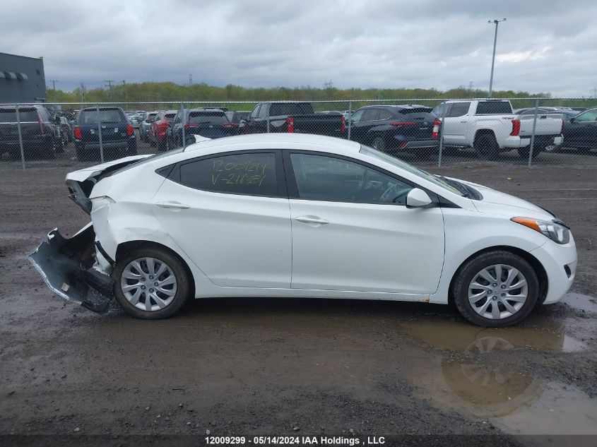 2013 Hyundai Elantra VIN: 5NPDH4AE3DH216381 Lot: 12009299