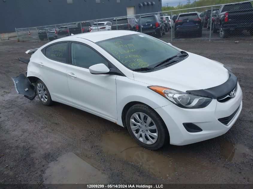 2013 Hyundai Elantra VIN: 5NPDH4AE3DH216381 Lot: 12009299