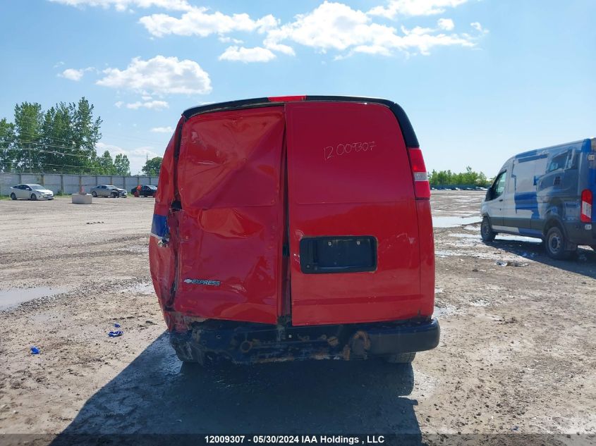 2019 Chevrolet Express VIN: 1GCWGAFP8K1188442 Lot: 12009307