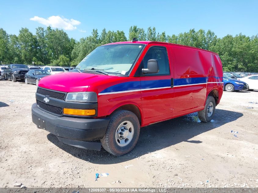 2019 Chevrolet Express VIN: 1GCWGAFP8K1188442 Lot: 12009307