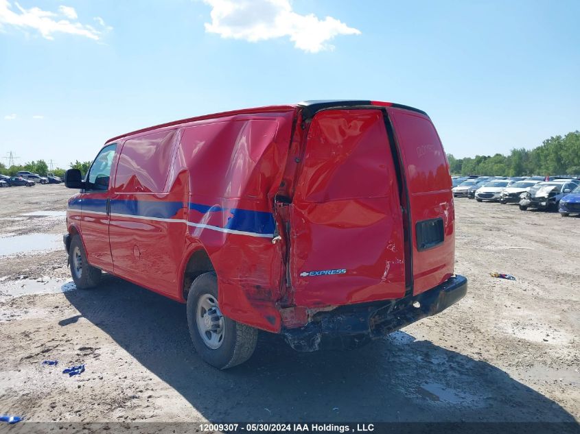 2019 Chevrolet Express VIN: 1GCWGAFP8K1188442 Lot: 12009307