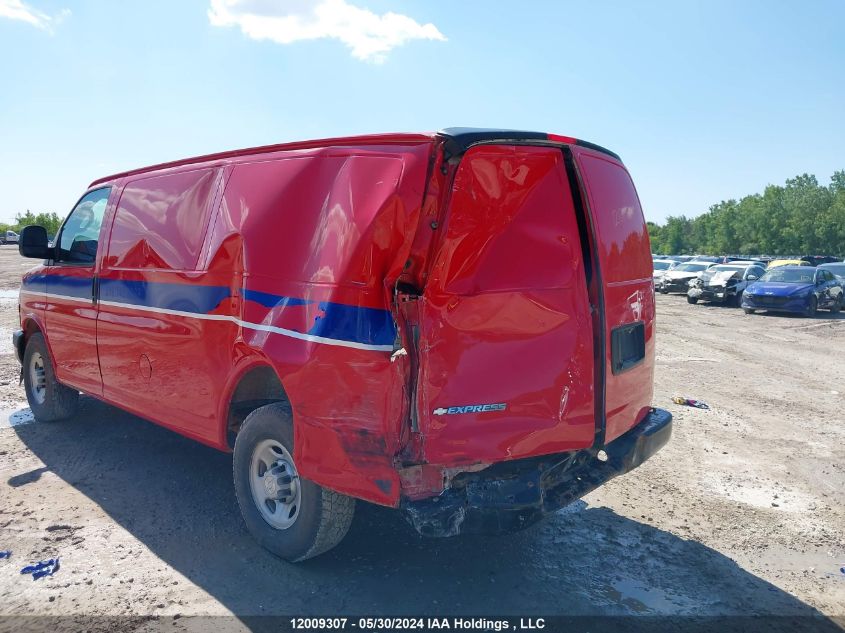 2019 Chevrolet Express VIN: 1GCWGAFP8K1188442 Lot: 12009307