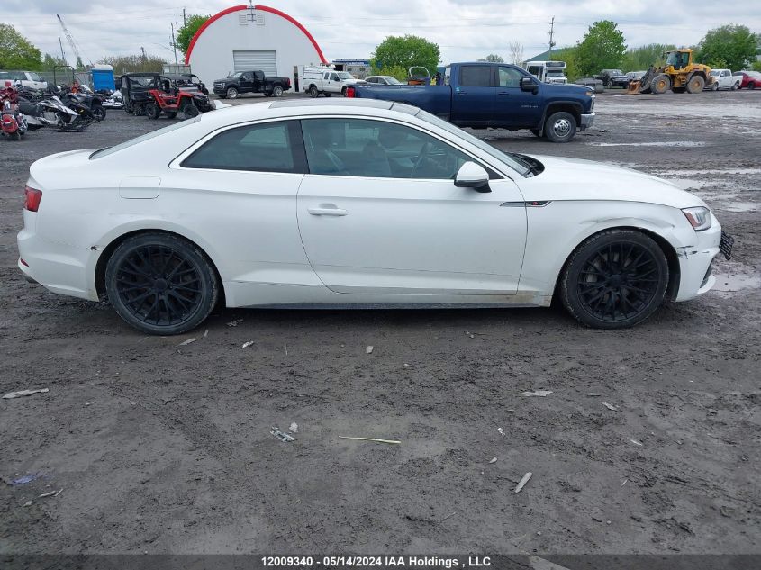 2018 Audi A5 VIN: WAU9NAF58JA097944 Lot: 12009340