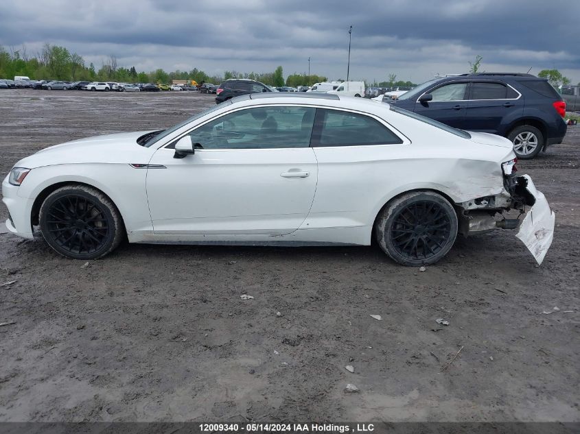 2018 Audi A5 VIN: WAU9NAF58JA097944 Lot: 12009340