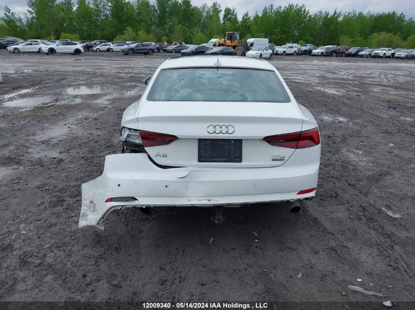 2018 Audi A5 VIN: WAU9NAF58JA097944 Lot: 12009340