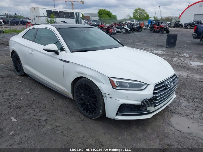 2018 Audi A5 VIN: WAU9NAF58JA097944 Lot: 12009340