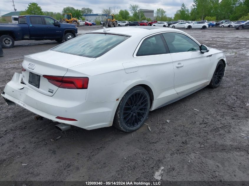 2018 Audi A5 VIN: WAU9NAF58JA097944 Lot: 12009340