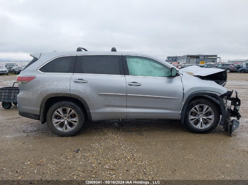 2014 Toyota Highlander Le/Le Plus VIN: 5TDBKRFH9ES015797 Lot: 12009341