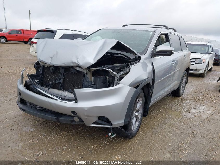 2014 Toyota Highlander Le/Le Plus VIN: 5TDBKRFH9ES015797 Lot: 12009341