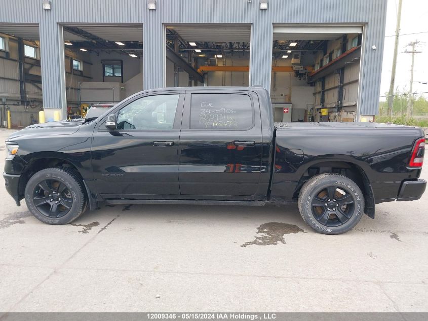 2022 Ram 1500 Sport VIN: 1C6SRFVT6NN142472 Lot: 12009346