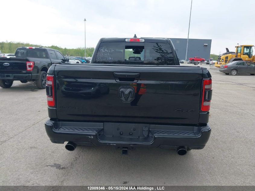 2022 Ram 1500 Sport VIN: 1C6SRFVT6NN142472 Lot: 12009346