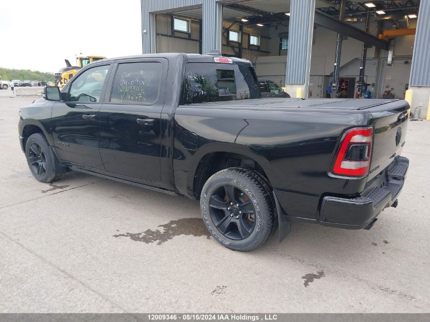 2022 Ram 1500 Sport VIN: 1C6SRFVT6NN142472 Lot: 12009346