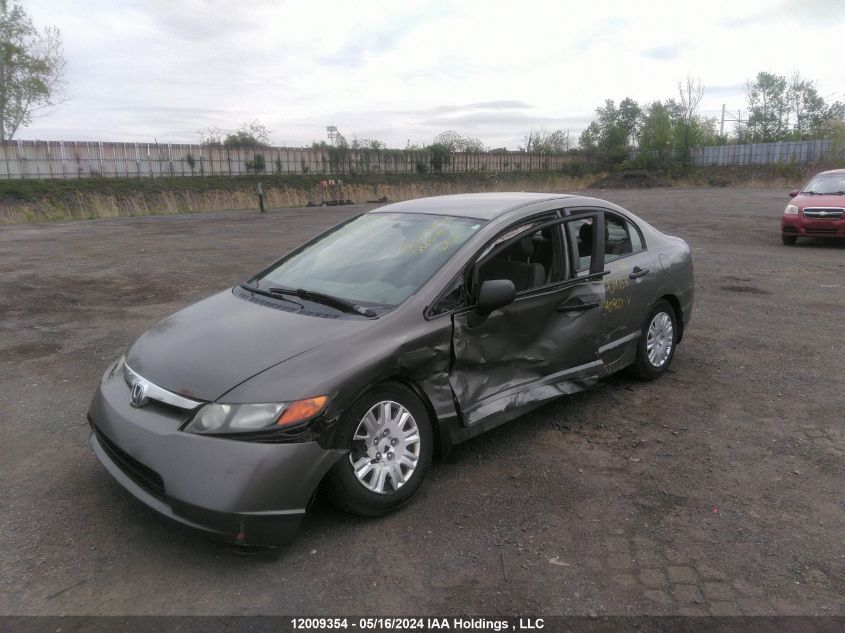 2007 Honda Civic Dx VIN: 2HGFA16277H040900 Lot: 12009354