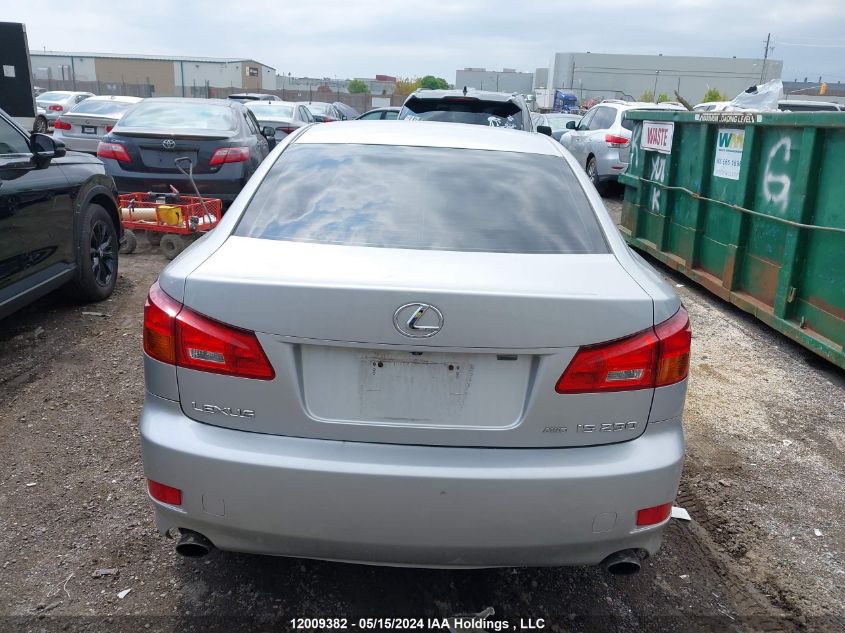 2006 Lexus Is 250 VIN: JTHCK262X65002649 Lot: 12009382