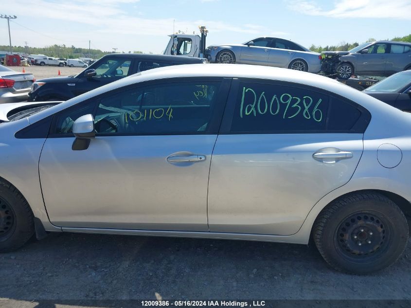 2013 Honda Civic VIN: 2HGFB2F44DH101104 Lot: 12009386