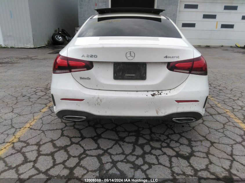 2020 Mercedes-Benz A-Class VIN: W1K3G4FB5LJ208713 Lot: 12009388