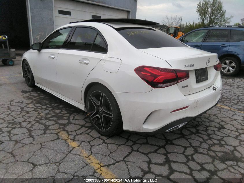 2020 Mercedes-Benz A-Class VIN: W1K3G4FB5LJ208713 Lot: 12009388