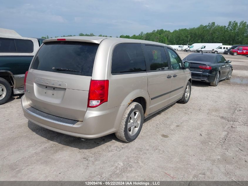 2013 Dodge Grand Caravan Se VIN: 2C4RDGBG5DR504537 Lot: 12009416