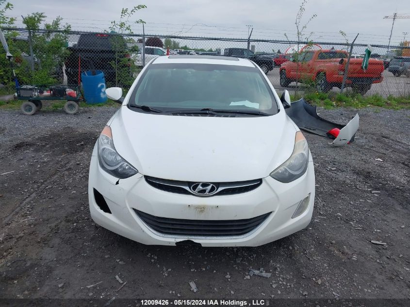 2013 Hyundai Elantra Gls VIN: 5NPDH4AE2DH187214 Lot: 12009426