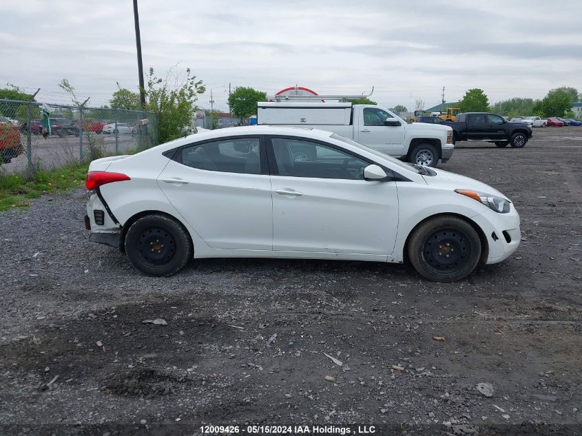 2013 Hyundai Elantra Gls VIN: 5NPDH4AE2DH187214 Lot: 12009426