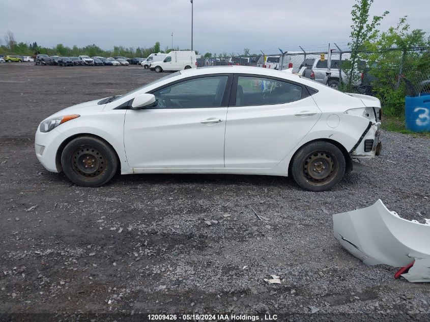 2013 Hyundai Elantra Gls VIN: 5NPDH4AE2DH187214 Lot: 12009426