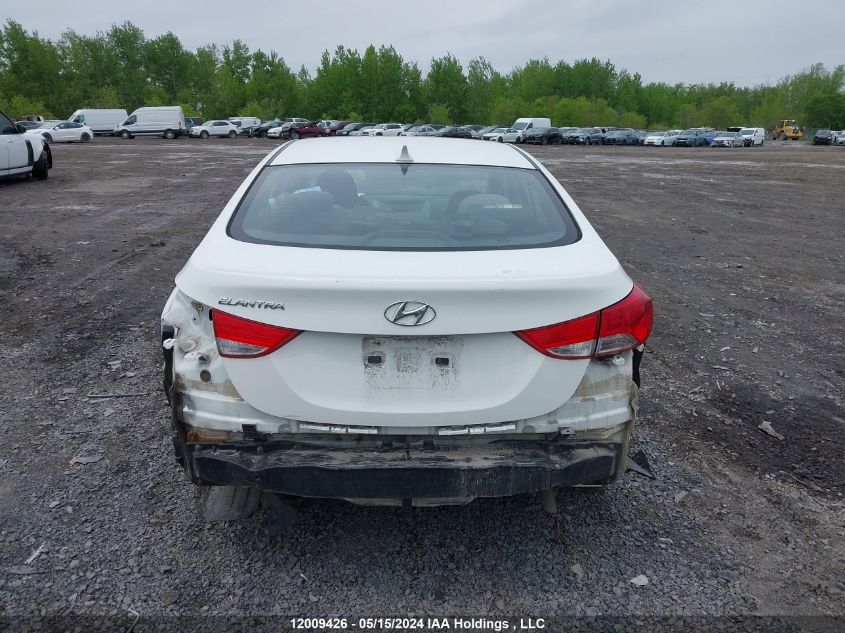 2013 Hyundai Elantra Gls VIN: 5NPDH4AE2DH187214 Lot: 12009426