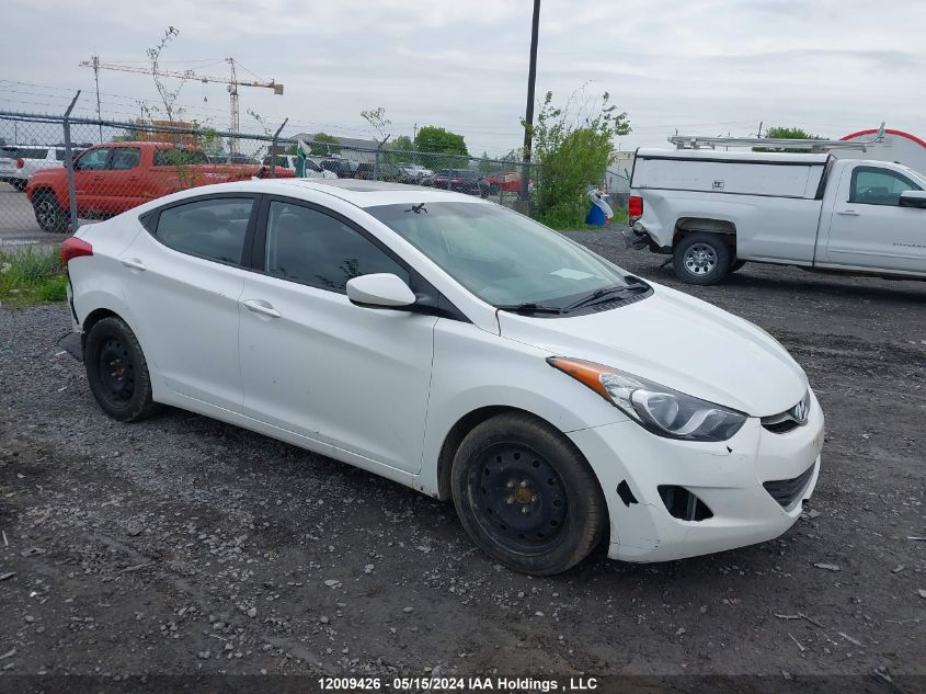 2013 Hyundai Elantra Gls VIN: 5NPDH4AE2DH187214 Lot: 12009426